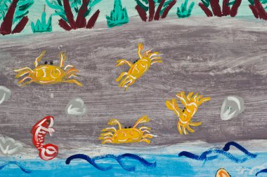 Taylandlı genç sanatçı tarafından çizilmiş Eko sembolleri el