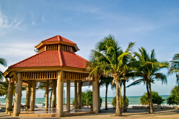 Pavilhão tropical em rayong tailândia — Fotografia de Stock