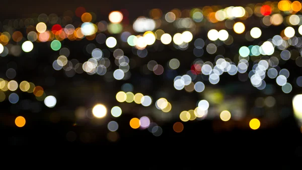 Abstract circular bokeh lights background of Christmaslight. — Stock Photo, Image