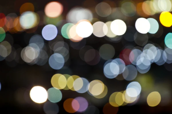 Abstrato circular bokeh luzes fundo de Christmaslight . — Fotografia de Stock