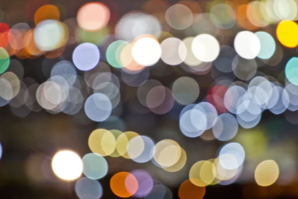 Abstract circular bokeh lights background of Christmaslight. — Stock Photo, Image