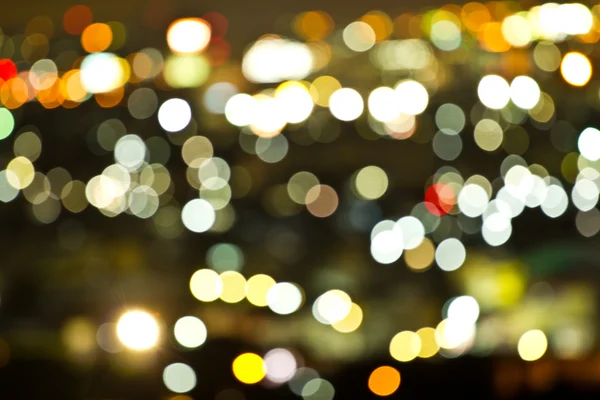 Astratto bokeh circolare luci di sfondo di Natale . — Foto Stock