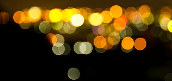 Abstract circular bokeh lights background of Christmaslight. — Stock Photo, Image