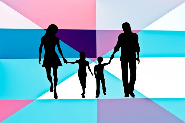 Family abstract — Stock Photo, Image