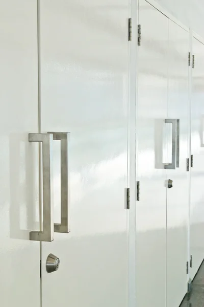 Lockers cabinets in a locker room — Stock Photo, Image