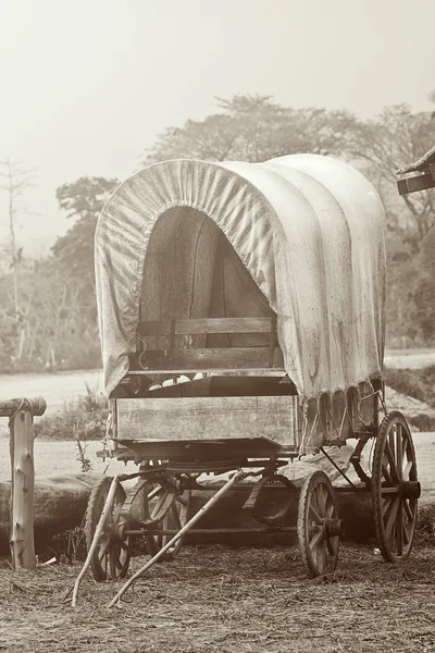 Divoký západ vozík — Stock fotografie