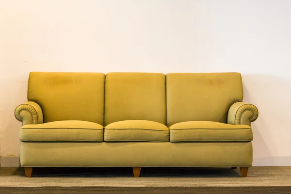 Mooi en luxe lederen sofa — Stockfoto