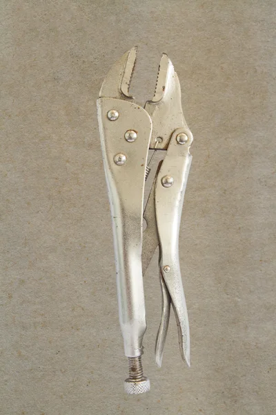 Locking Pliers With Closed Jaws. — Stock Photo, Image