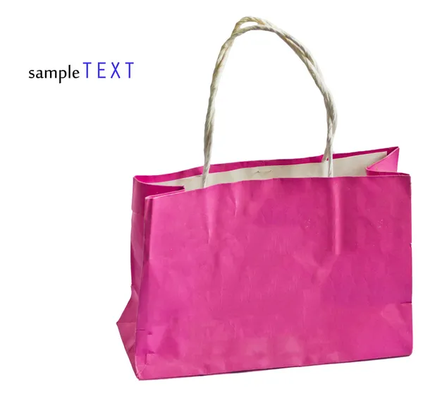 Beyaz bir arka plan üzerinde izole alışveriş çantası — Stok fotoğraf