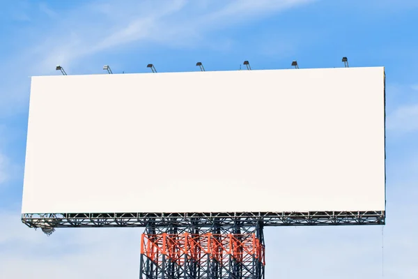 Blank billboard gotowy do nowej reklamy — Zdjęcie stockowe