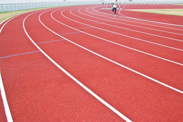 Cropped image of  runner on competitive running — Stock Photo, Image