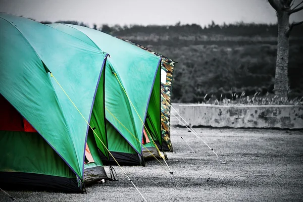 Tenda de acampamento — Fotografia de Stock