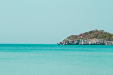 seachang Island, Tayland kayalık plaj