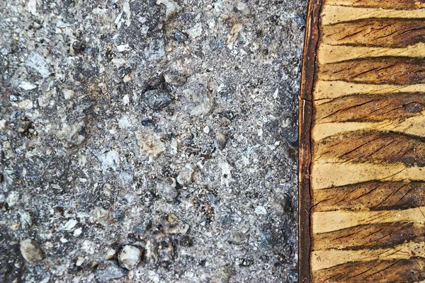 Naadloze tegelbaar textuur van de grond bedekt met droog gras een — Stockfoto