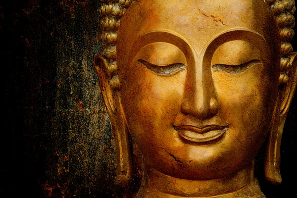 Statua di Buddha spazio per il testo — Foto Stock