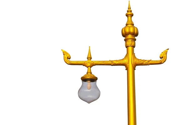 Thai lampe gegen auf weiß — Stockfoto