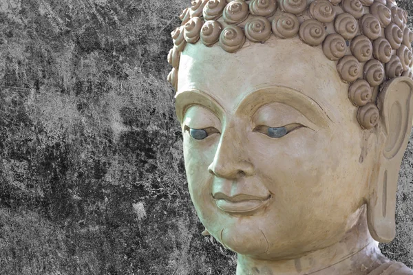 Buddha-Gesicht aus Wachs — Stockfoto