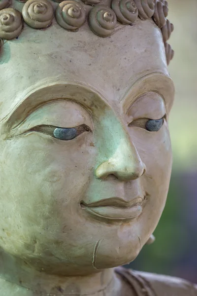 Buddha-Gesicht aus Wachs — Stockfoto