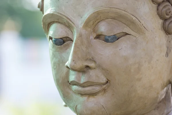 Buddha face by wax — Stock Photo, Image