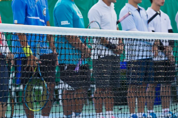 Tennis court at chonburi thailand — Stock Photo, Image