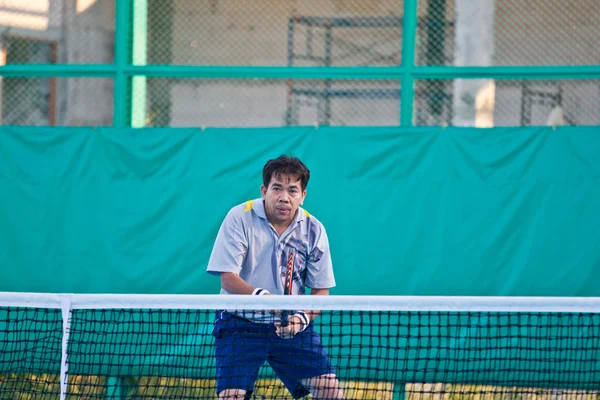 Pista de tenis en Chonburi Tailandia — Foto de Stock