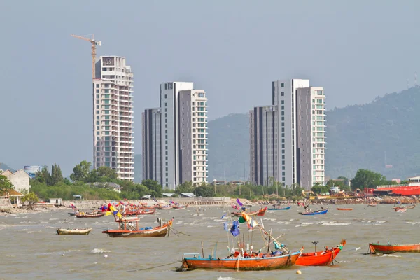 Ciudad costera en Tailandia —  Fotos de Stock