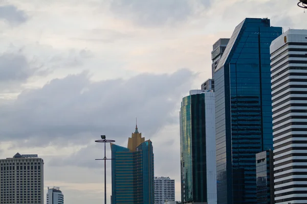 Bangkok, hlavní město Thajska na večer — Stock fotografie