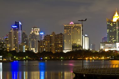 Bangkok, Tayland sermaye city at akşam