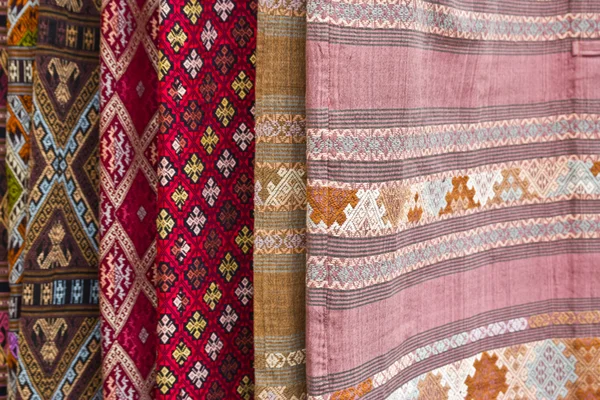 泰国丝绸背景 — 图库照片