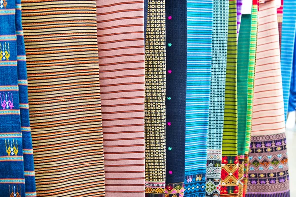 泰国丝绸背景 — 图库照片