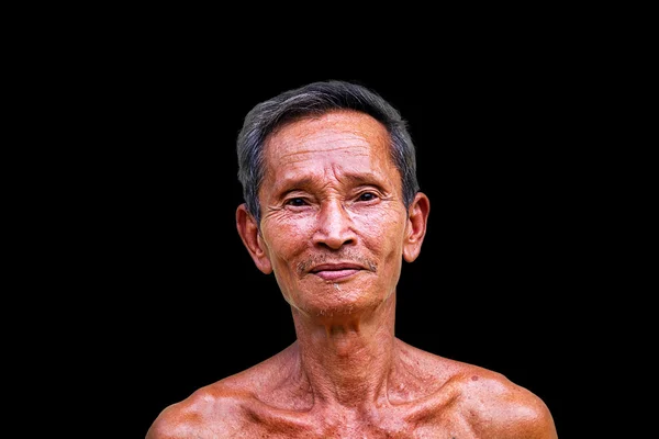 Portret van aantrekkelijke bejaarde man — Stockfoto