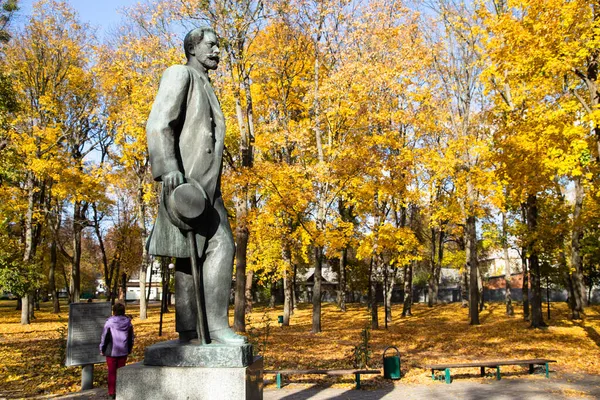 Trostianets Ucrania Octubre 2021 Monumento Piotr Chaikovski Compositor Ruso Que —  Fotos de Stock