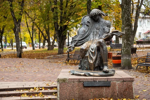 Hlukhiv Ucrânia Outubro 2021 Monumento Maxim Berezovsky Compositor Cantor Ópera — Fotografia de Stock