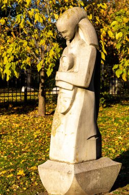 Baturyn, Ukrayna - 16 Ekim 2021: Baturyn kalesinin anıtsal kompleksi, Ukrayna 'nın eski Hetmanların başkenti Baturin' deki ulusal tarih ve kültür sahası.