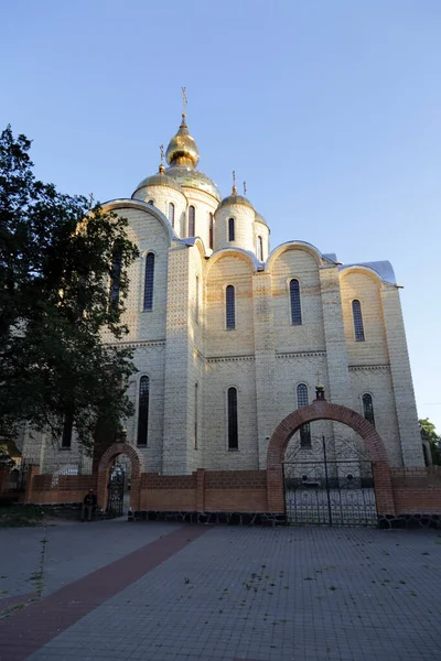 Cherkasy Ucrânia Agosto 2021 Catedral São Miguel Uma Das Maiores — Fotografia de Stock