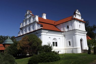 Chyhyryn, Ukrayna - 14 Ağustos 2021: Chyhyryn, Ukrayna 'da Bohdan Khmelnytsky' nin evi. Ulusal tarihi ve mimari dönüm noktası