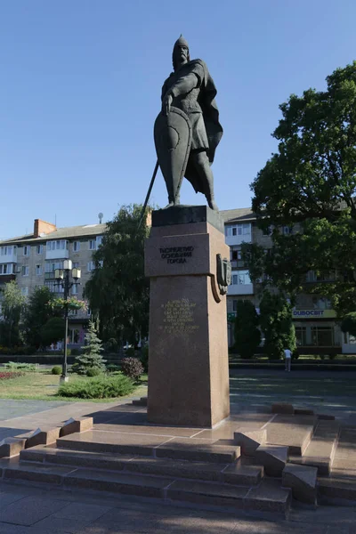 Lubny Ucraina Agosto 2021 Monumento Millesimo Anniversario Della Città Lubny — Foto Stock