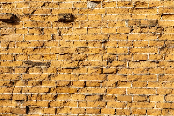 Старовинна Старовинна Червоно Жовта Цегляна Стіна — стокове фото