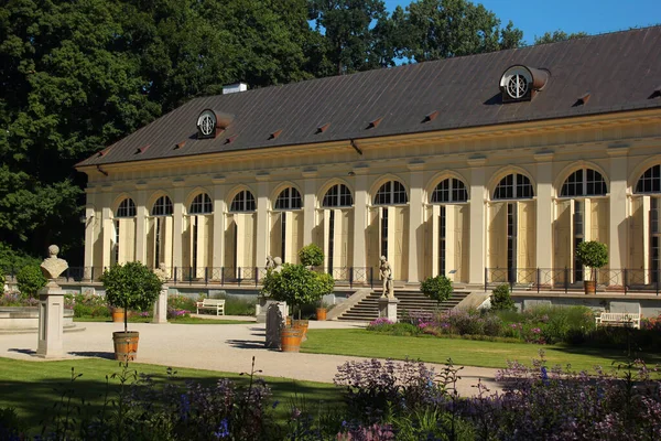 Varsóvia Polônia Junho 2018 Old Orangery Lazienki Park Royal Baths — Fotografia de Stock