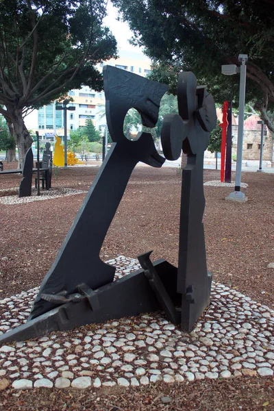 Tel Aviv Israël December 2013 Jeruzalem Een Sculptuur Van Beroemde — Stockfoto