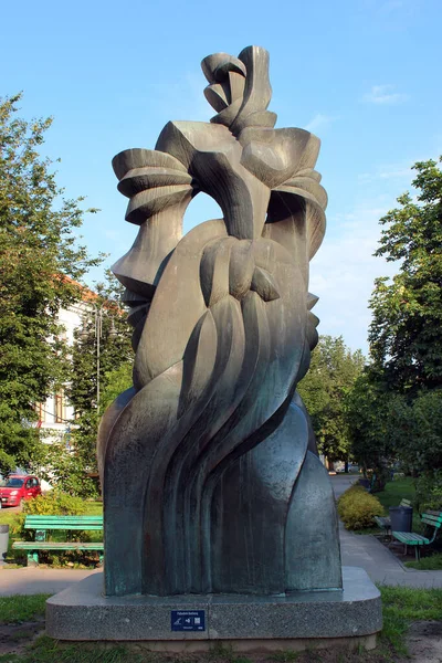 Vilnius Lithuania July 2017 Monument Barbara Radziwill Vladas Vildziunas She — Stock Photo, Image