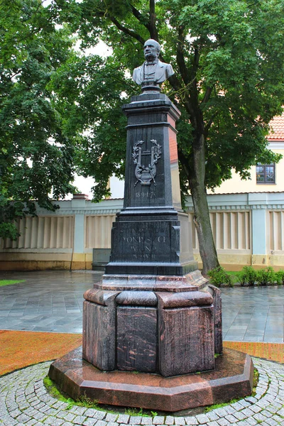 Vilnius Litouwen Juli 2017 Monument Van Stanislaw Moniuszko Een Poolse — Stockfoto