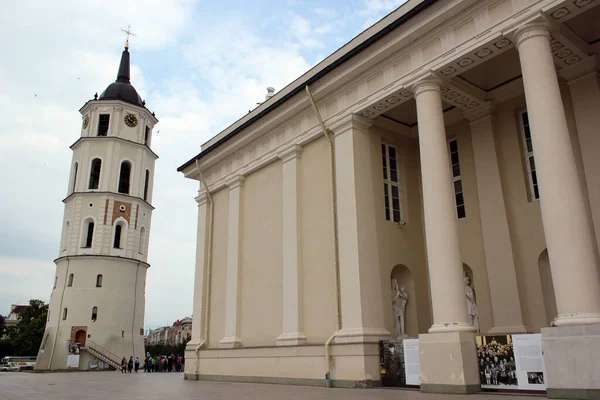 Vilnius Lithuania July 2017 Cathedral Basilica Stanislaus Ladislaus Vilnius Main — Stock Photo, Image