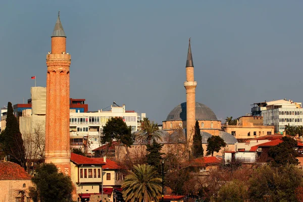 Άποψη Του Kaleici Παλιά Πόλη Στην Αττάλεια Τουρκία — Φωτογραφία Αρχείου