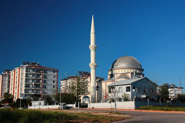 Antalya Turkey April 2022 Lutfullah Cami Mosque Uluc Neighbourhood Konyaalti — Stock Photo, Image