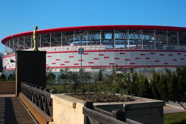 Antalya Türkiye Nisan 2022 Çoğunlukla Futbol Maçlarında Kullanılan Antalya Stadyumu — Stok fotoğraf