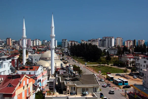 Antalya Τουρκία Απριλίου 2022 Άποψη Των Συνοικιών Arapsuyu Και Kuskavagi — Φωτογραφία Αρχείου