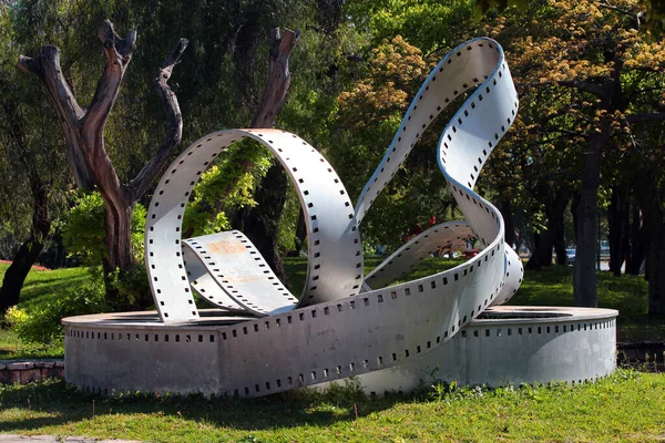 Antalya Turkiet Maj 2022 Skulpturer Cinema Alley Stars Park Tillägnad — Stockfoto