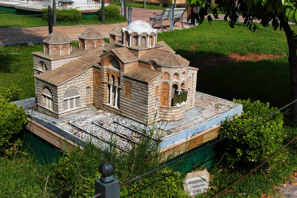 Antalya Τουρκία Μαΐου 2022 Μοντέλα Της Εκκλησίας Παντοκράτορα Της Κωνσταντινούπολης — Φωτογραφία Αρχείου