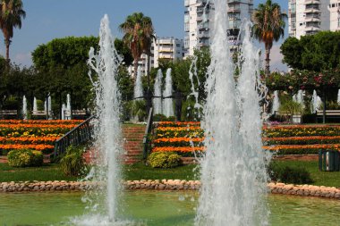 Antalya, Türkiye - 10 Temmuz 2022: Antalya Spor Kulübü 'nün Antalya' nın Lara Mahallesi 'ndeki 50. yıldönümü